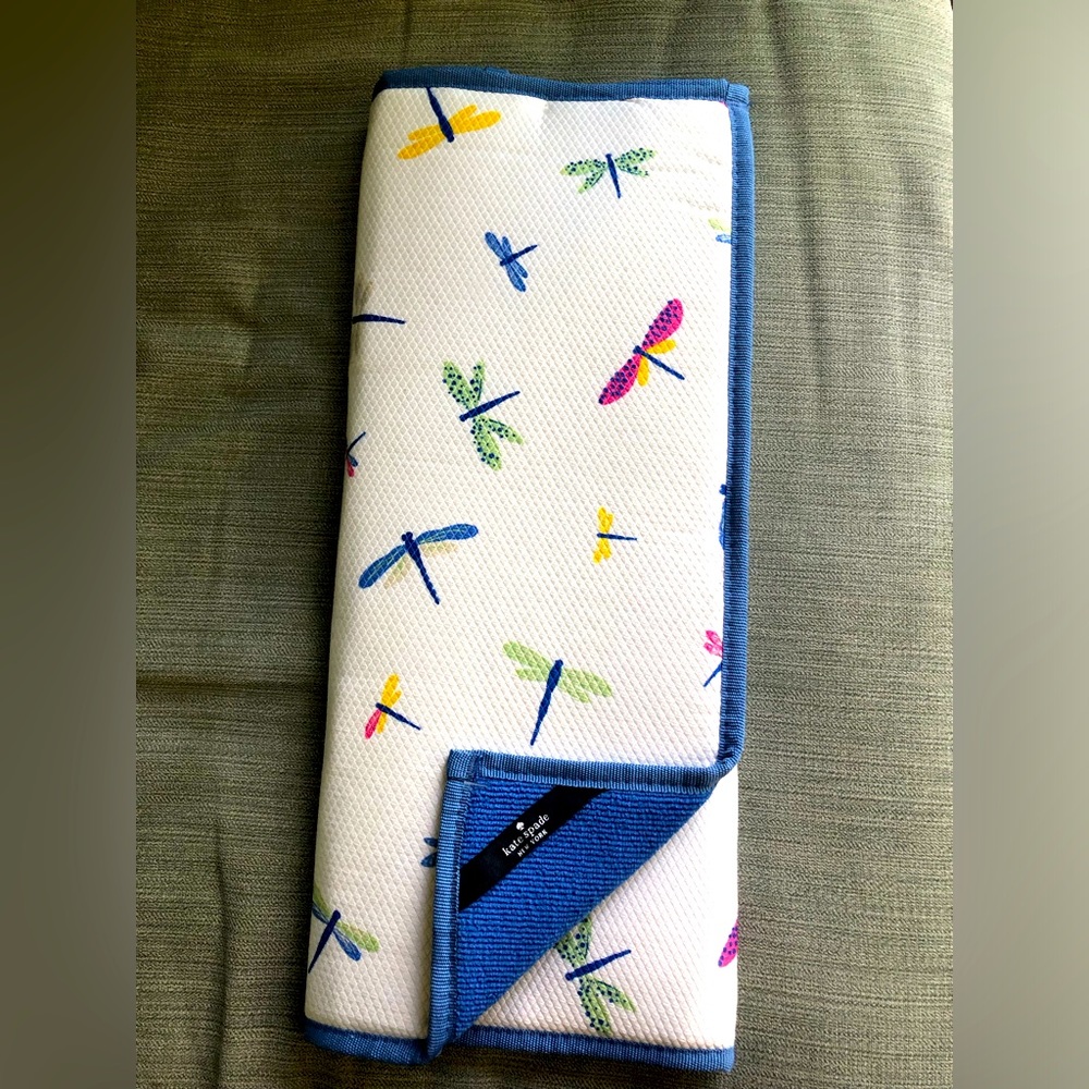 Kate Spade Dish Drying Mat, NEW, Dragonfly